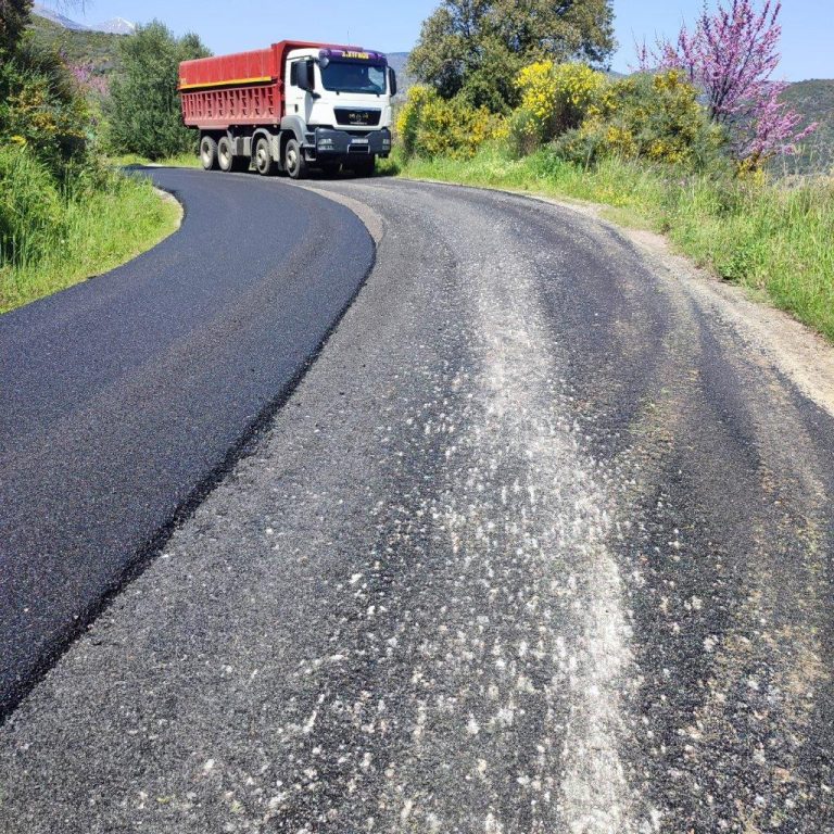 Ολοκληρώνονται οι εργασίες αποκατάστασης στην ε.ο Χάνια Κουτουμούς – Κόκκινα Λουριά προς Καρδαμύλη