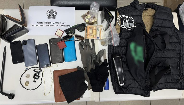 Εξιχνιάστηκαν δεκαεπτά περιπτώσεις κλοπών στη Μεσσηνία