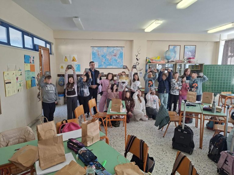 Διάκριση για μαθητές του 3ου Δημοτικού Σχολείου Σπάρτης σε διαγωνισμό ανακύκλωσης